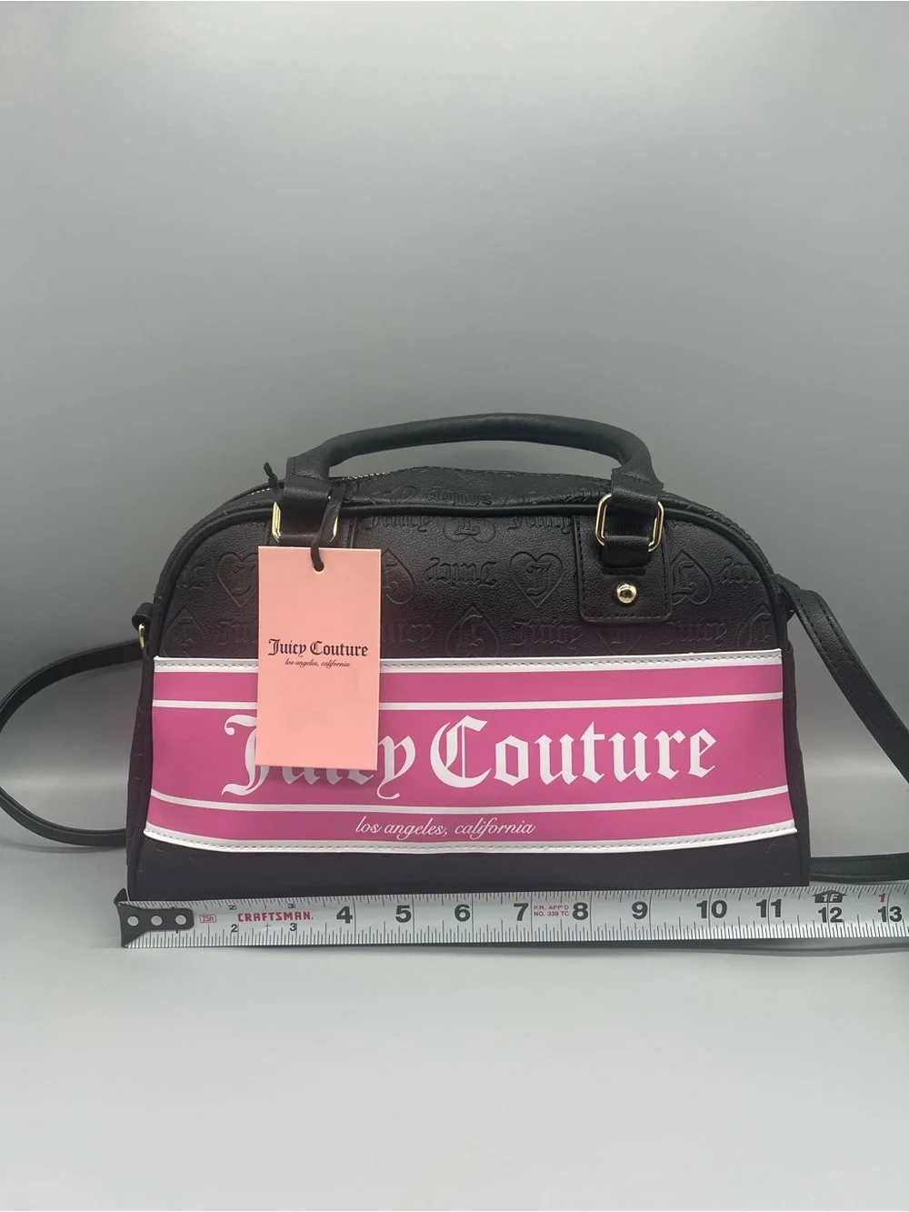 Juicy couture fashionista bowler bag purse